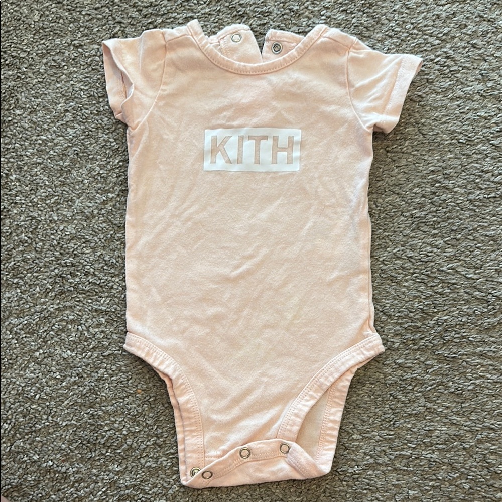 Kith Soft Pink Kids Bodysuit